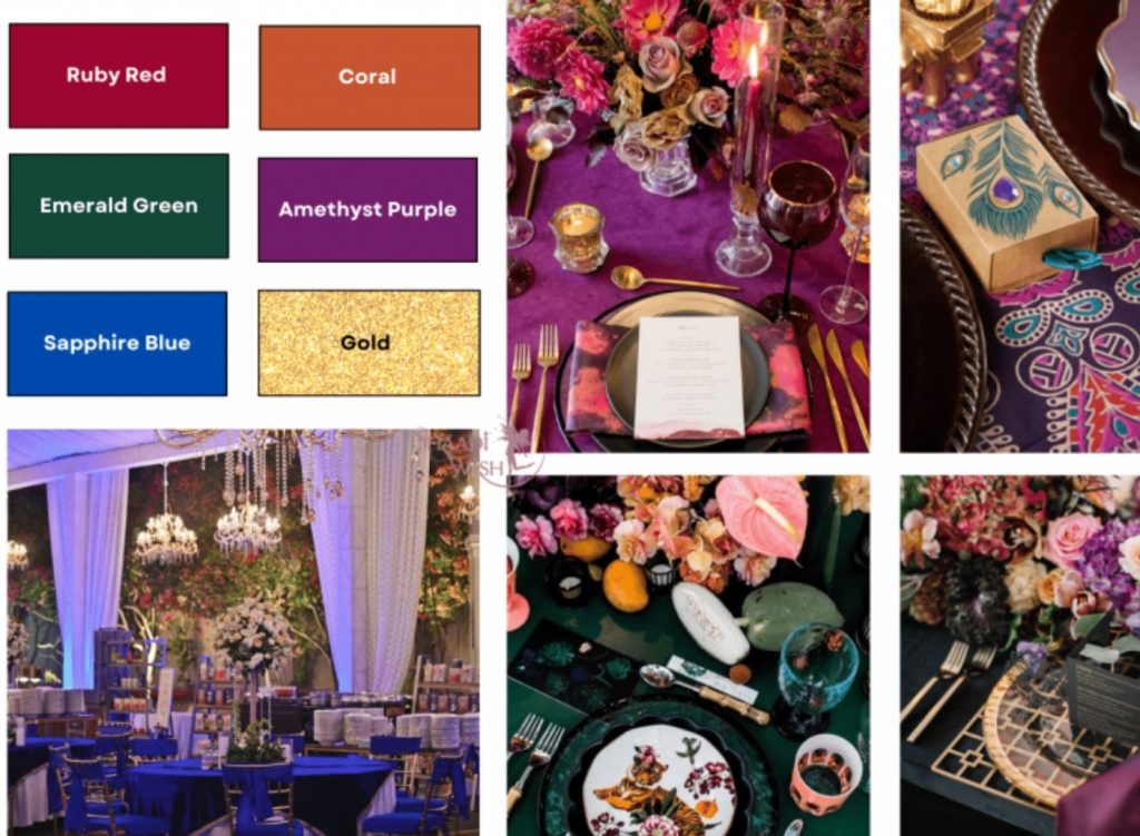 The Rich Jewel Tones Emerald, Sapphire & Amethyst